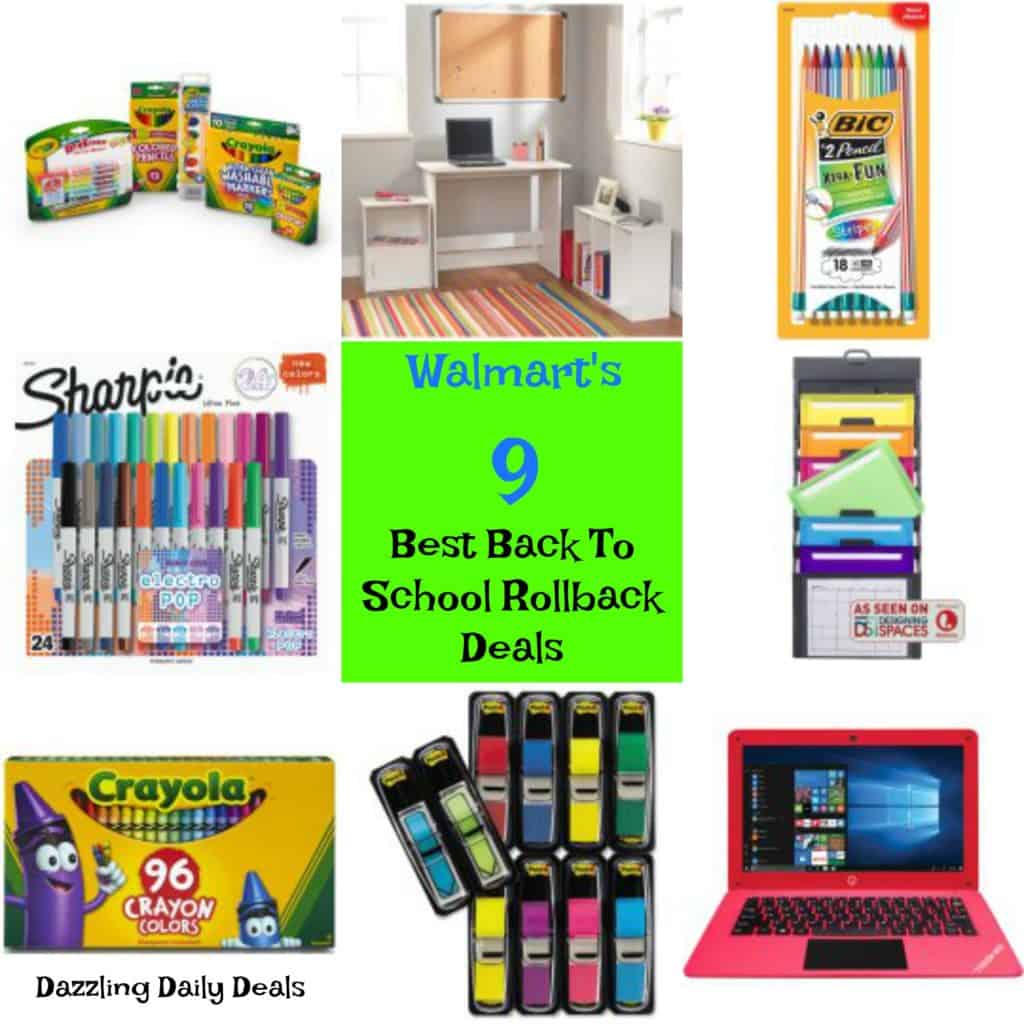 9 Best RollBack Items At Walmart For Back To School Dazzling Daily