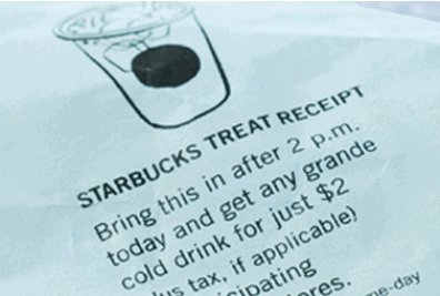 It’s BACK!!!!! Starbucks Treat Receipt Capture