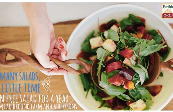Albertsons- WIN FREE Salad For a Year #HugeSale