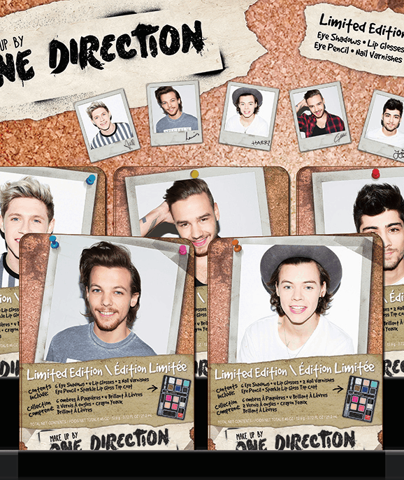 NEW One Direction Makeup Kit, Perfect Gift For Your Tweens This Year #makeupby1D, #thelookscollection, #markwins