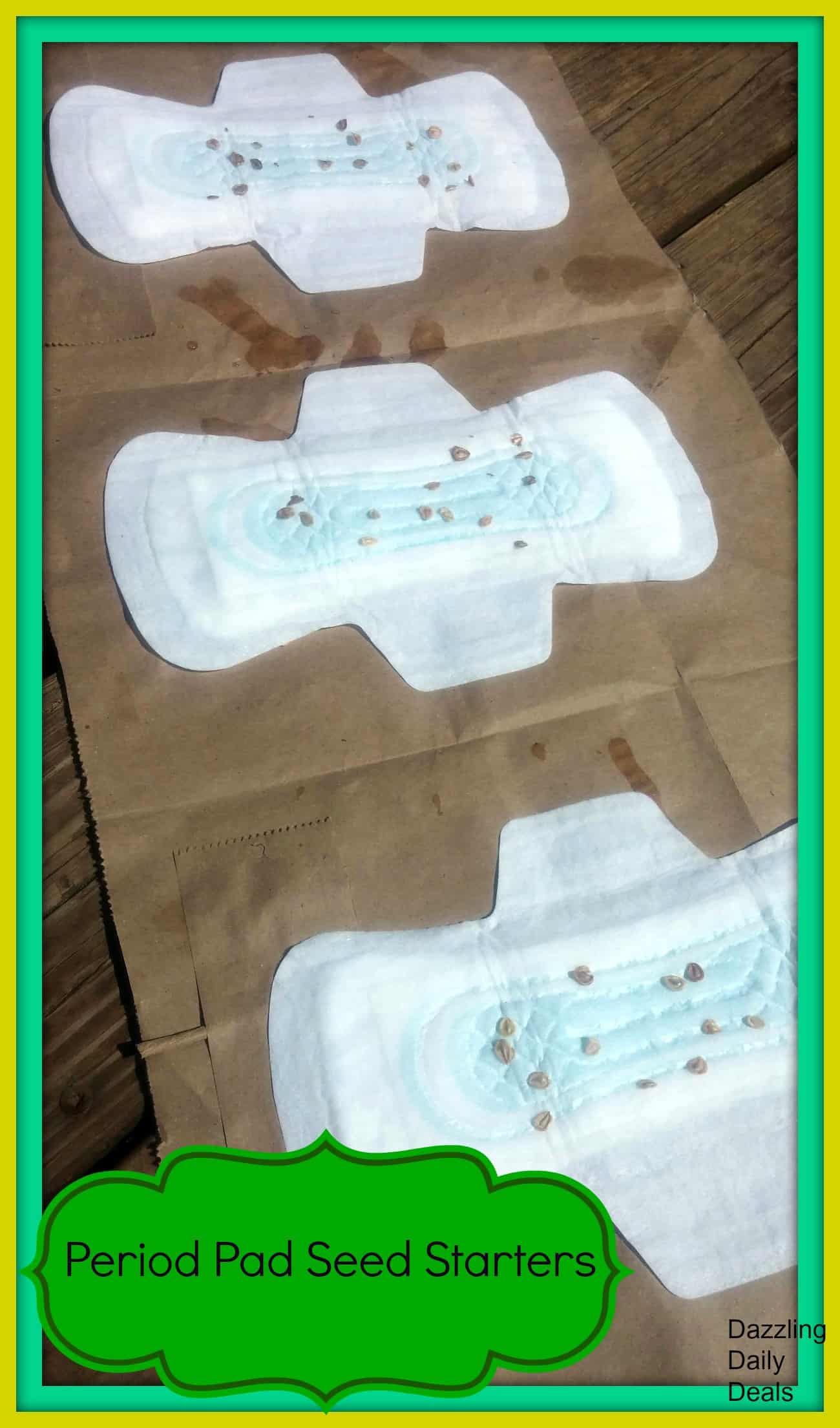 Poise Free Samples #RecycleYourPeriodPad seed pads