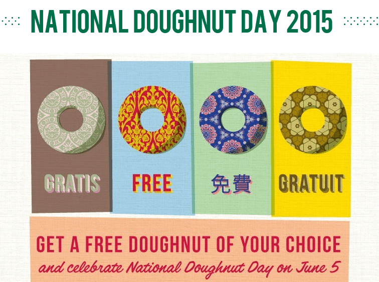 Reminder! Today Is National Doughnut Day! krispy