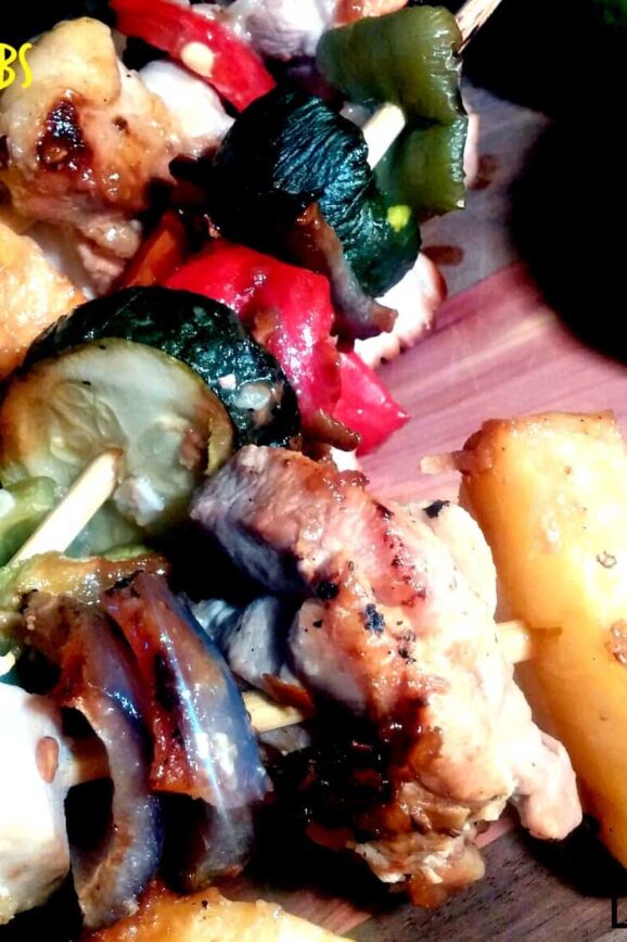 Caribbean Margarita Kabobs with Foster Farm Chicken