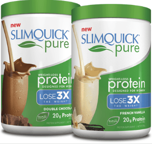 SlimQuick Pure Protein Powder Shake slim