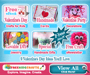 FREE Fun Valentine Craft Book! #Valentinecrafts