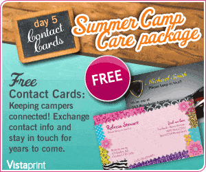 FREE contact cards frm Vistaprint