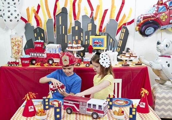 How to Throw a Smokin’-Hot #Birthday #Party with a Little Fireman Theme