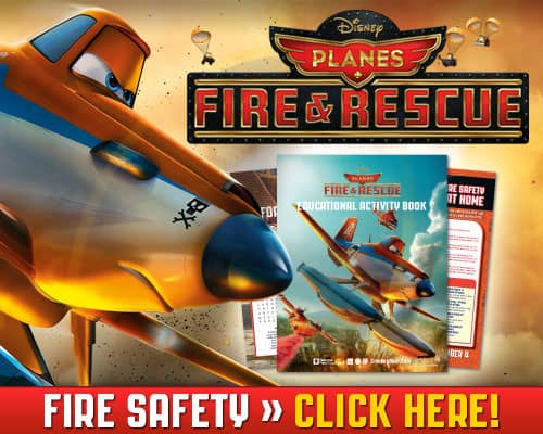 FREE Fire Safety Tips with Disney Plane’s Printables
