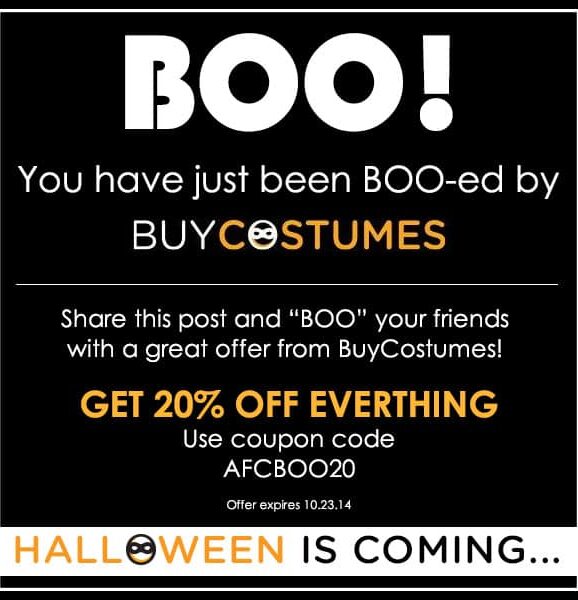 You’ve Just Been BOO-ed by BuyCostumes