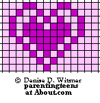 10 FREE beaded safety pin Valentine patterns