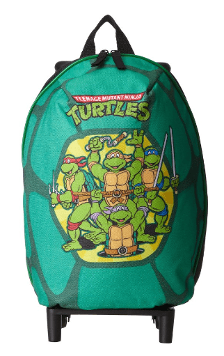 Teenage Mutant Ninja Turtles Rolling Backpack 85% off – only $4.63 #amazon #backtoschool