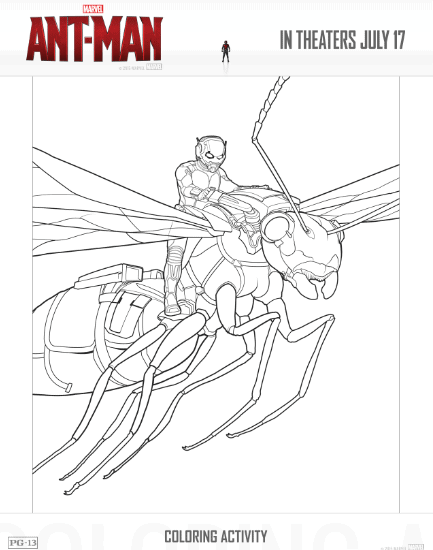 NEW Ant-Man Family Activity Pack ant man