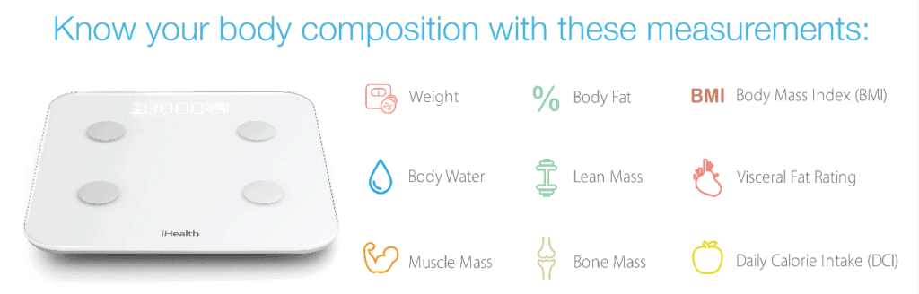 NEW Ihealth Scale HS6 – A Complete Body Composition Tracker Capture