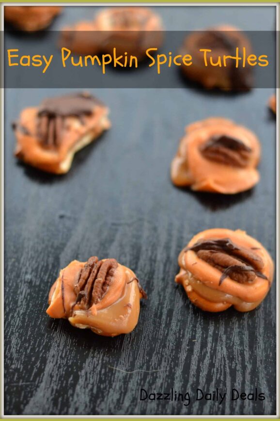 Easy Pumpkin Spice Turtles