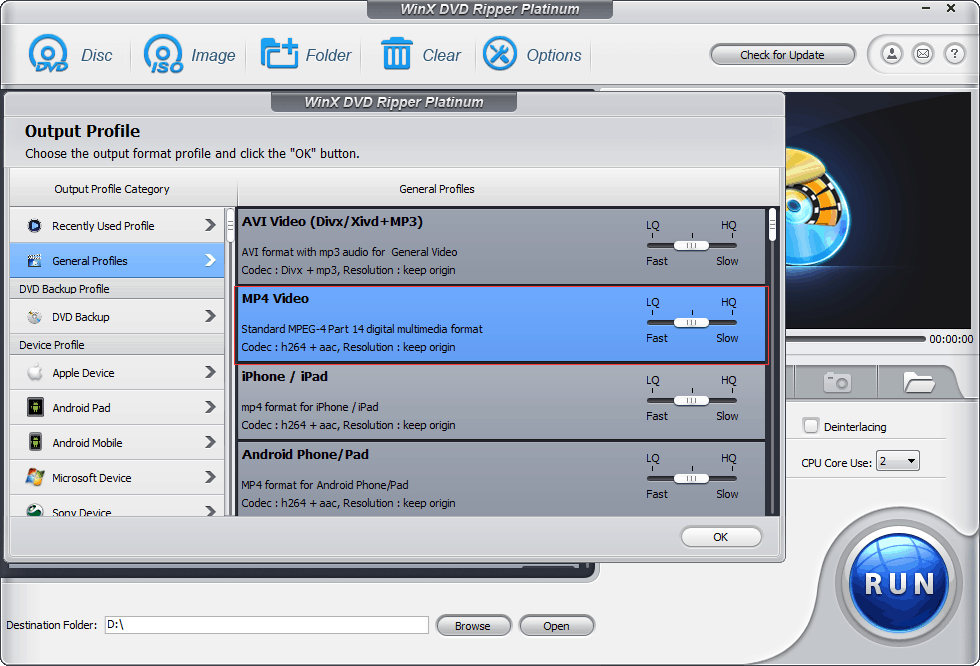 Free Get WinX DVD Ripper Platinum to Fast Rip Any Protected DVDs on Windows 3
