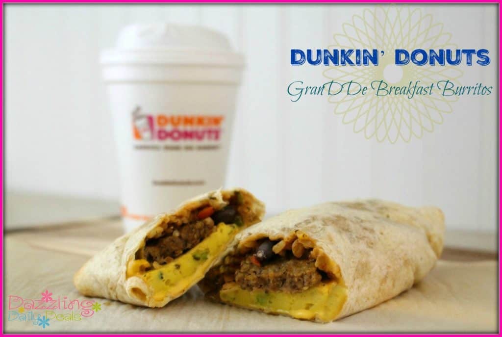 Dunkin’ Donuts Introduces Their NEW GranDDe Breakfast Burritos #ad DD3E