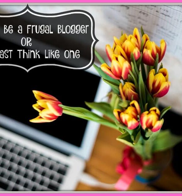 How To Be A Frugal Blogger, or At Least Think Like One