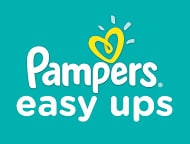 Pampers Easy-Ups Prize Pack Giveaway and Twitter Party #PampersEasyUps #ad Pampers Easy Ups Logo Rev
