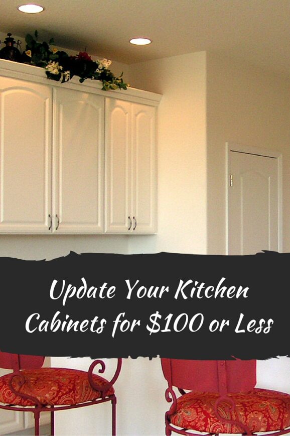 5 Tips to Update Your Kitchen Cabinets for $100 or Less #DIY