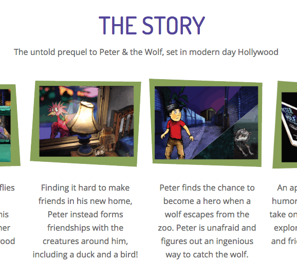 Peter and the Wolf in Hollywood – Movie Book App Review #PeterandtheWolfApp