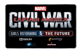 MARVEL’S CAPTAIN AMERICA: CIVIL WAR – GIRLS REFORMING THE FUTURE CHALLENGE #CaptainAmericaCivilWar captian america - girls