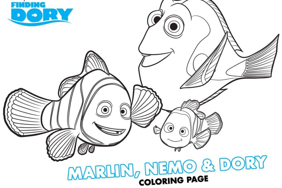 Finding Dory Coloring Pages – #Disney #FindingDory