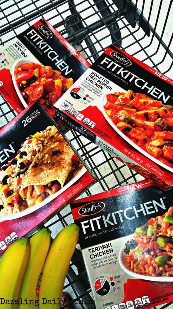 Check out the NEW STOUFFER’s FITKITCHEN Meals at Walmart #TasteFitKitchen #ad stouffers cart