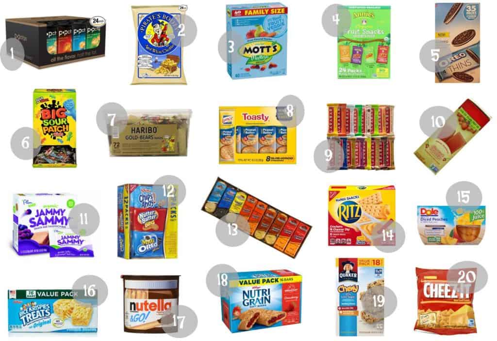Back To School Snacks – Walmart vs Amazon #BackToSchool Back to school