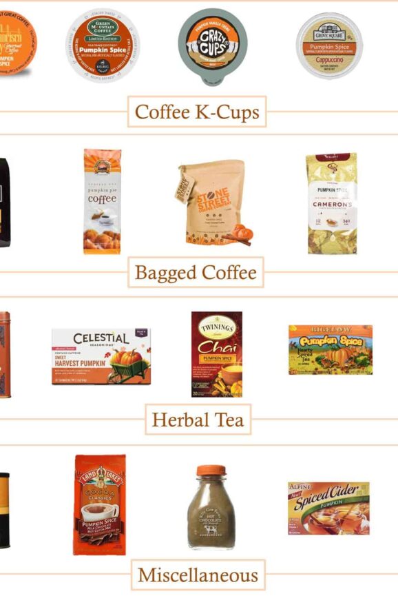 20 Pumpkin Flavored Drinks #Fall #Pumpkin