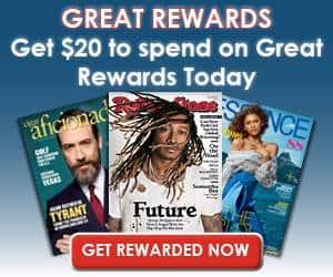 $20 for FREE Magazines With Reward Survey! #Freebie