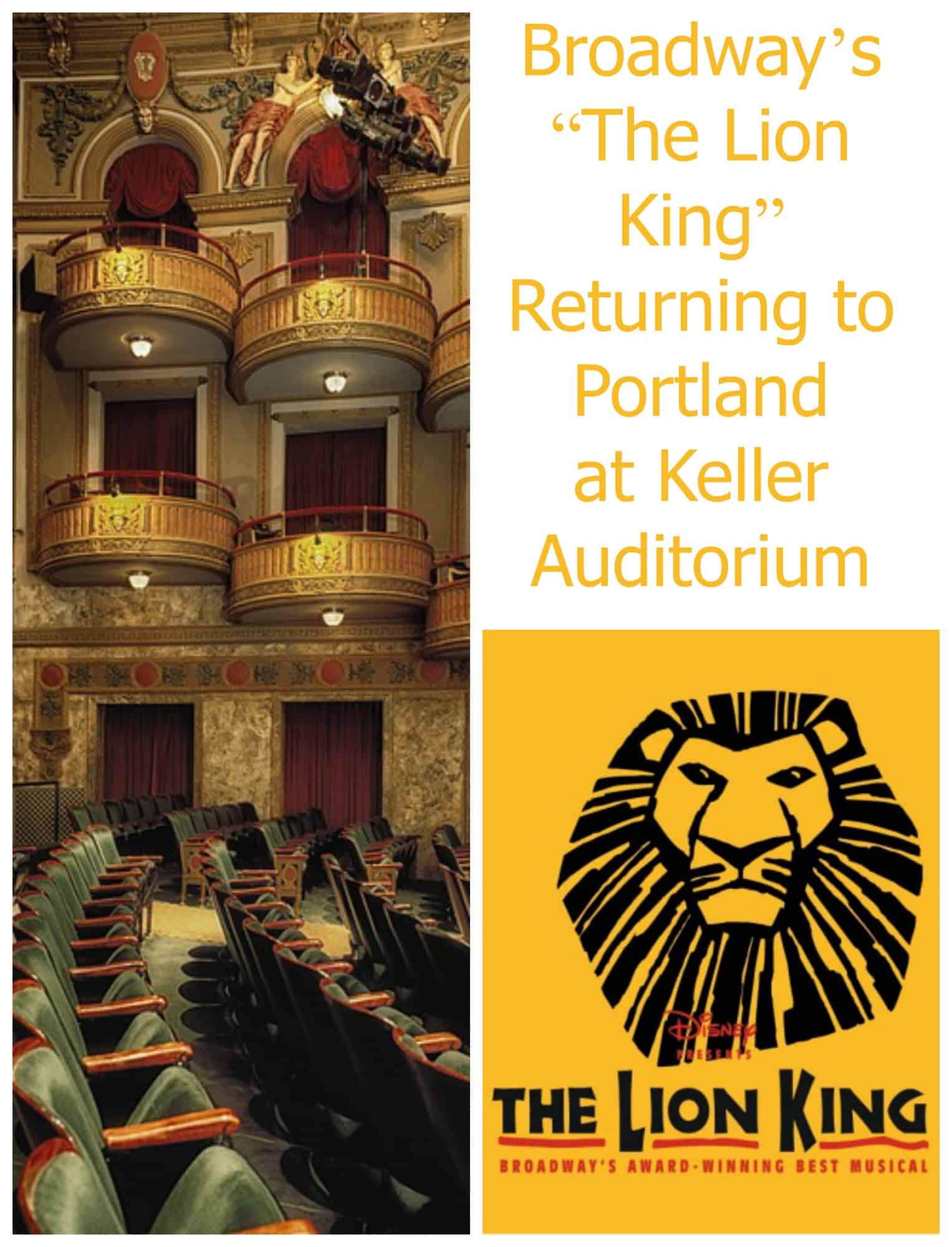 Broadway’s “The Lion King” Returning to Portland at Keller Auditorium #BroadwayInPortland