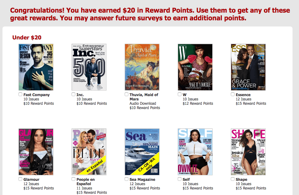 for FREE Magazines With Reward Survey! #Freebie screen-shot-2016-10-10-at-12-26-56-pm