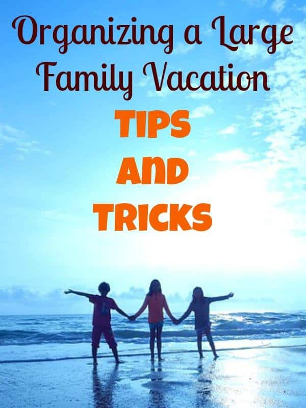Organizing a Large Family Vacation – Tips and Tricks
