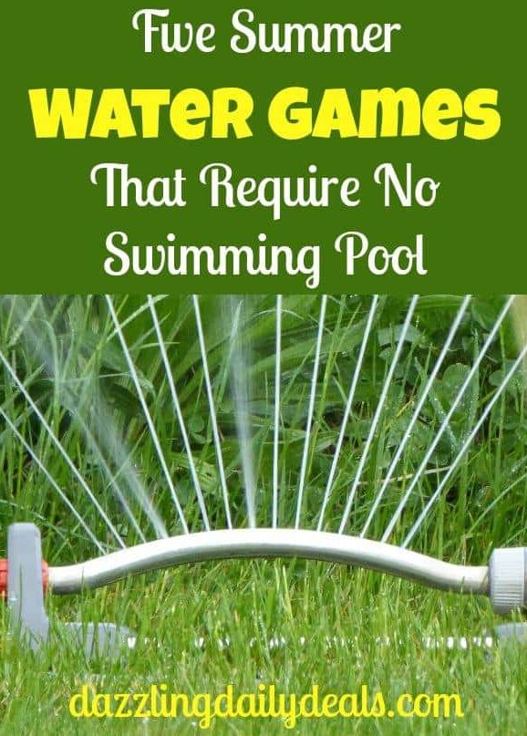 Fun Water Games For Kids That Require No Swimming Pool