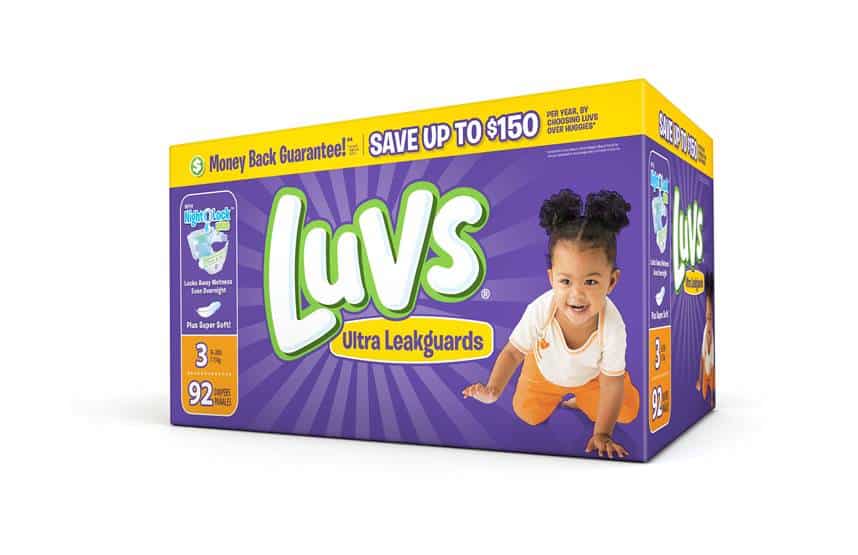 Luv’s Diapers Stock Up Time With This Sundays Coupon #SharetheLuv, #ad Luvs Product Pack Shot