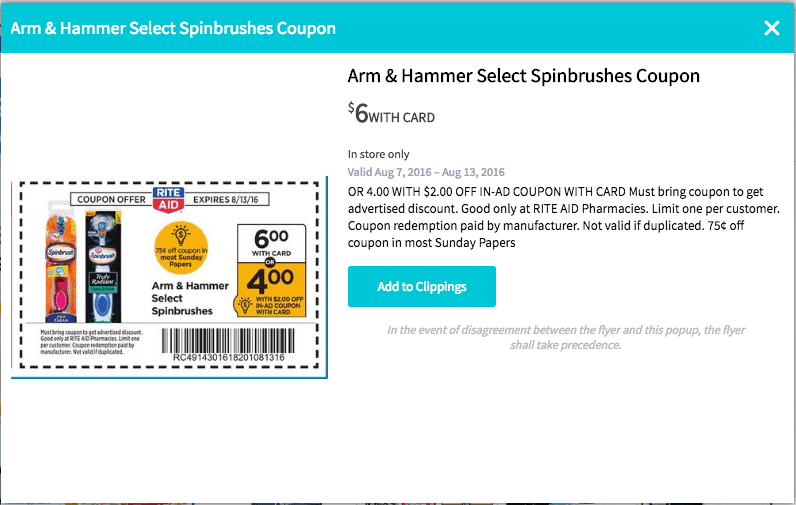Flipp Shopping App Screen Shot 2016-08-09 at 9.41.44 AM