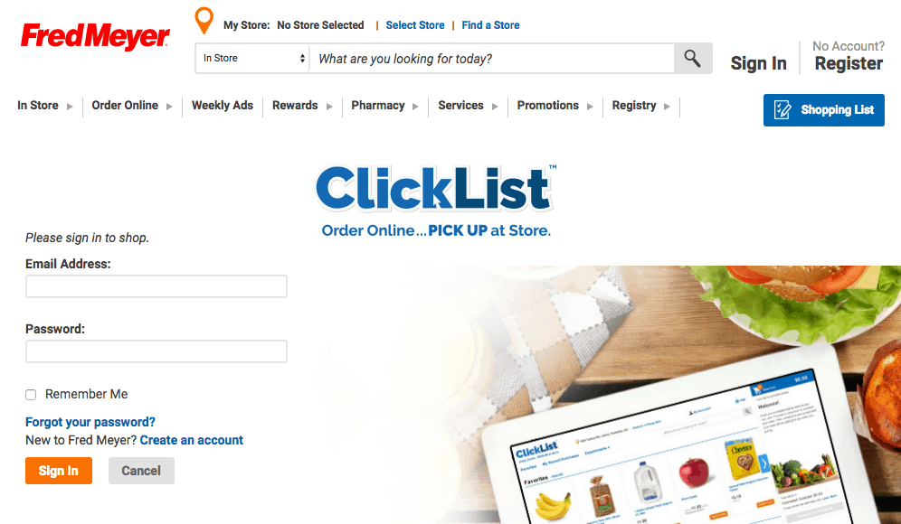Fred Meyer – Top Five Reasons Why I Love ClickList ClickList