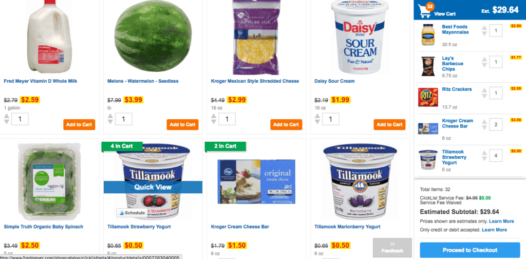 Fred Meyer – Top Five Reasons Why I Love ClickList ClickList