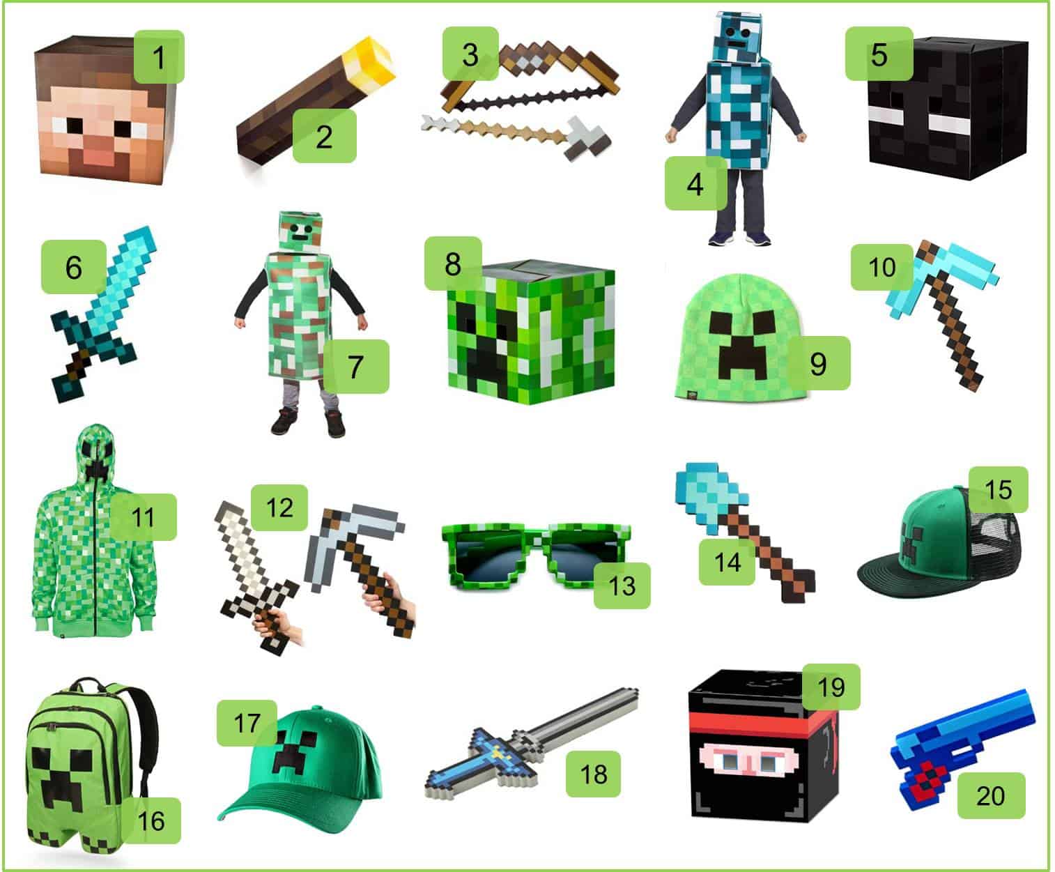 MineCraft – Toys, Treats and Costumes For Halloween
