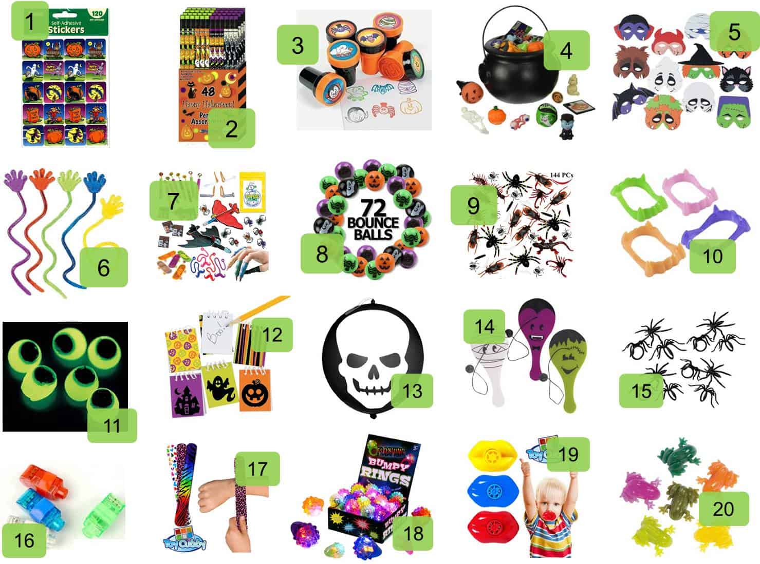 20 Non Candy Treats Kids Will Love Getting For Halloween