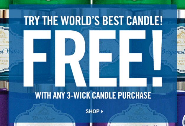 HOT Bath and Body Works Candle Deal – Today Only $8.75