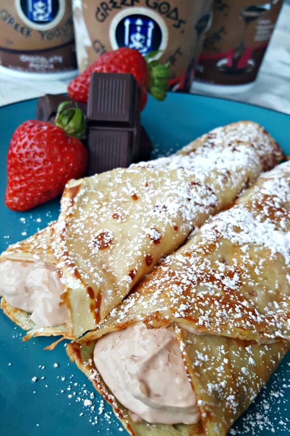 Greek Gods Chocolate Greek-Style Yogurt:Crepe Recipe and Giveaway Bundle