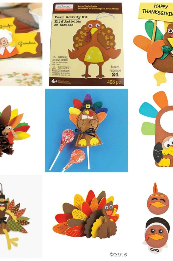 Thanksgiving Turkey Crafts #Amazon