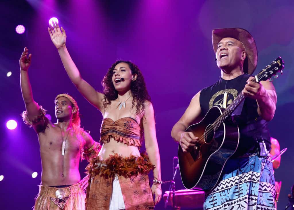 Opetaia Foa’i Interview- How He Got Involved #MoanaEvent ANAHEIM, CA - AUGUST 14: Singer/songwriter Opetaia Foa'i and music group Te Vaka of MOANA took part today in "Pixar and Walt Disney Animation Studios: The Upcoming Films" presentation at Disney's D23 EXPO 2015 in Anaheim, Calif. (Photo by Jesse Grant/Getty Images for Disney) *** Local Caption *** Opetaia Foa'i