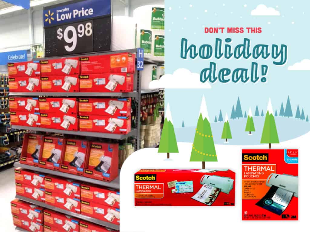 3M Scotch Laminators/Pouches On Rollback At Walmart #LaminateWithScotch #ad scotch_thermal_blogpostimage-01