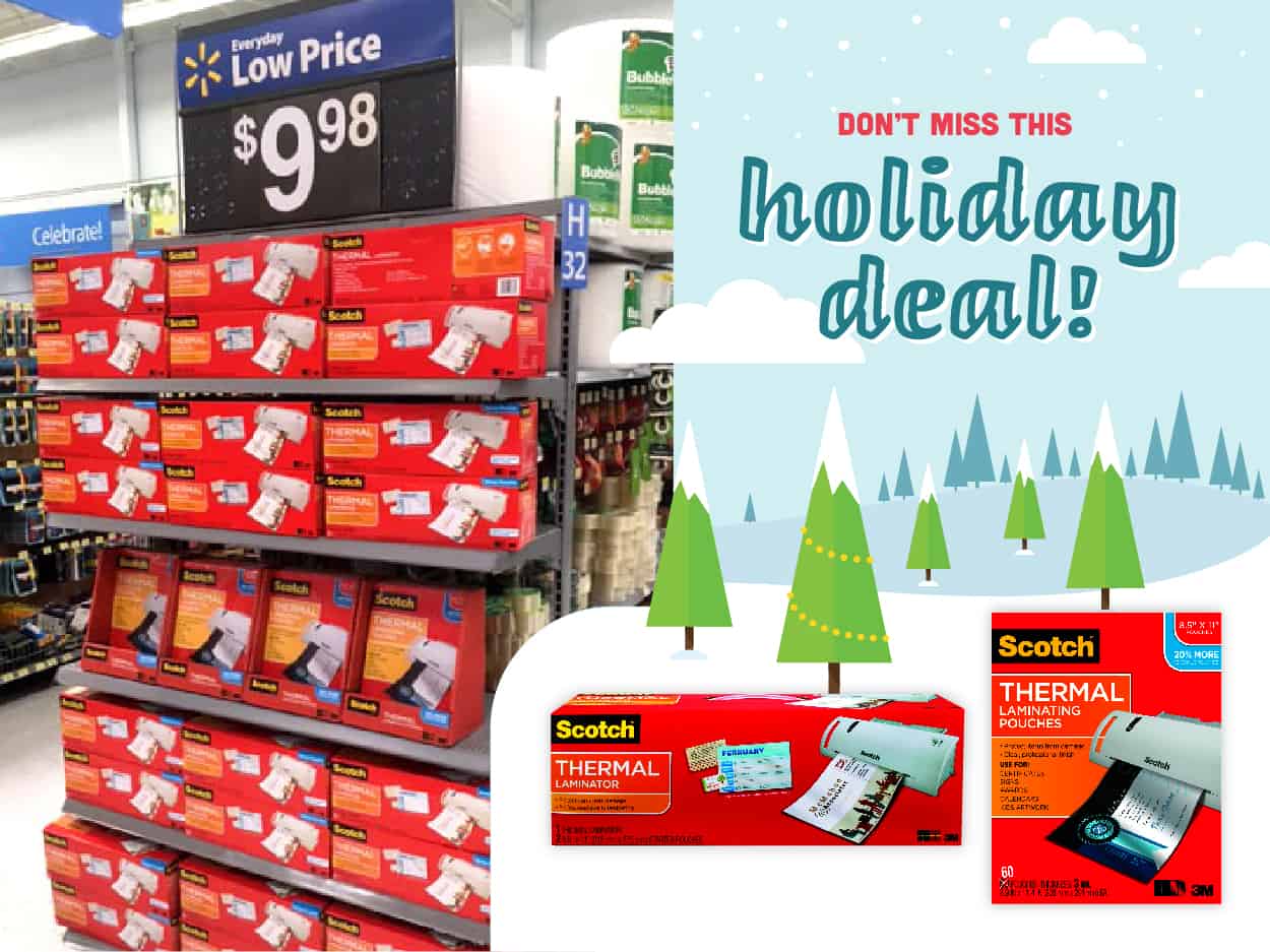 3M Scotch Laminators/Pouches On Rollback At Walmart #LaminateWithScotch #ad