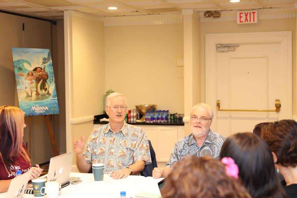 My Moana Interview With Ron Clements & John Musker – Golden Globe Nominees #MoanaEvent directors-2
