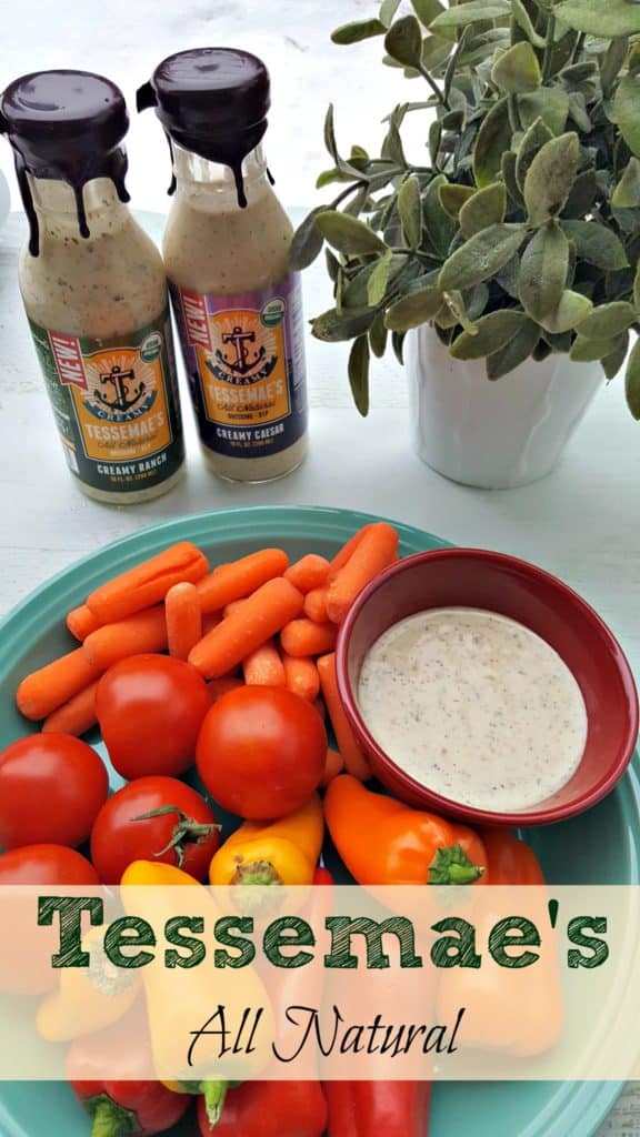 How I Get My Kids To Eat Their Veggies With Tessemae’s! #NothingHiddenHere #notinOURranch #ad dressing