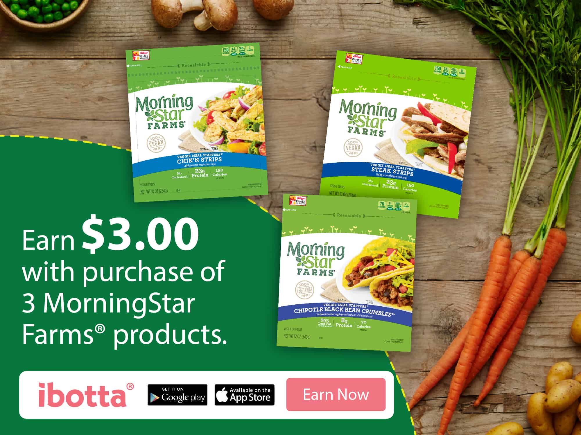 Earn $3 When you Shop MorningStar Farms® #DailyVegolutions #ad