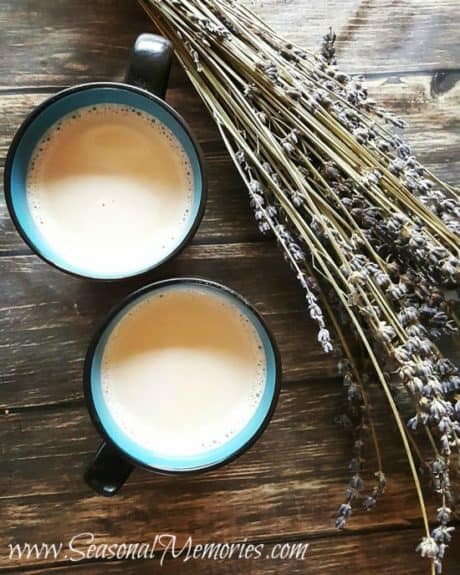 Make Lavender Lattes With Homemade Lavender Simple Syrup